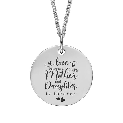 Mother and Daughter Personalised Forever Sterling Silver Pendant Necklace - Jewellery - Bumbletree - Bumbletree