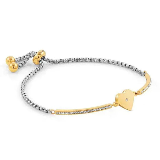 Nomination Milleluci Heart Gold Bracelet with CZ - Jewellery - Nomination - Bumbletree
