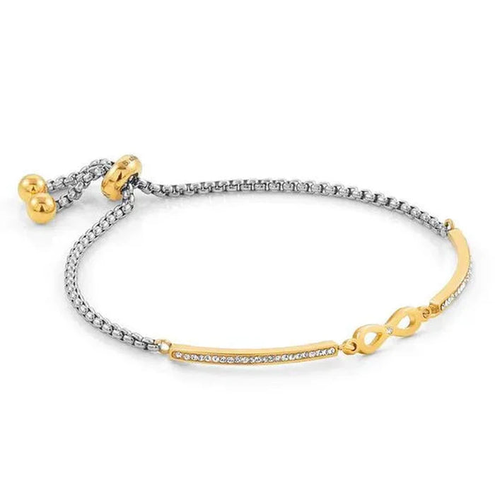 Nomination Milleluci Infinity Gold Bracelet with CZ - Jewellery - Nomination - Bumbletree