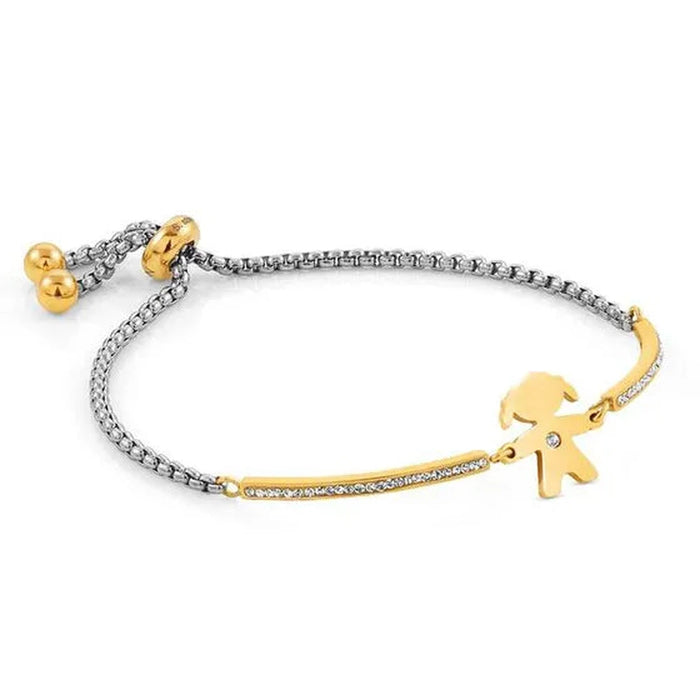 Nomination Milleluci Baby Girl Gold Bracelet with CZ - Jewellery - Nomination - Bumbletree