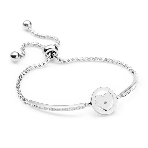 Nomination Milleluci Silver CZ Heart Bracelet - Jewellery - Nomination - Bumbletree