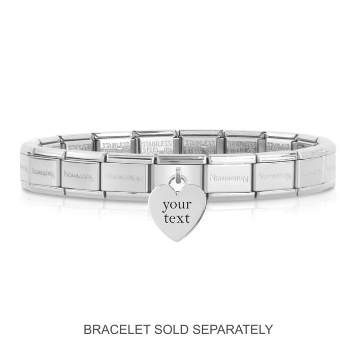 NOMINATION Classic Silver Heart Pendant Charmβ Bumbletree