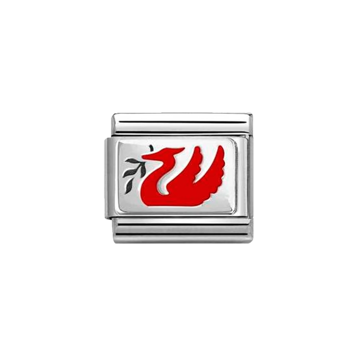 NOMINATION Classic Silver Liver Bird Charm