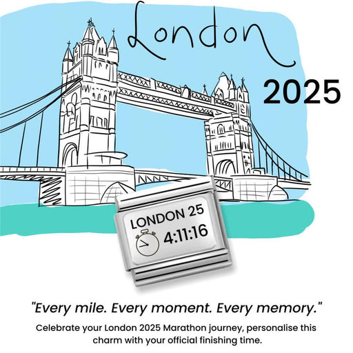 NOMINATION Classic Silver Personalised - London Marathon 2025 Charm - Charms - Nomination - Bumbletree