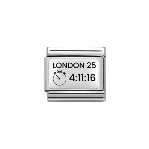 NOMINATION Classic Silver Personalised - London Marathon 2025 Charm - Charms - Nomination - Bumbletree