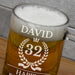 'Happy Birthday' Name & Age Personalised Glass Beer Tankard - Gifts - Bumbletree - Bumbletree