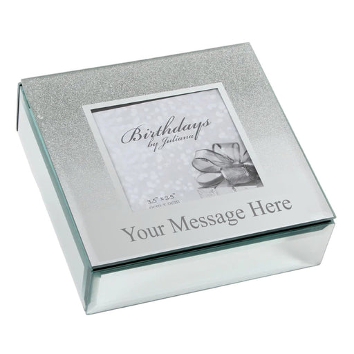 Personalised Glitter Mirrored Trinket Jewellery Box - Gifts - Bumbletree - Bumbletree