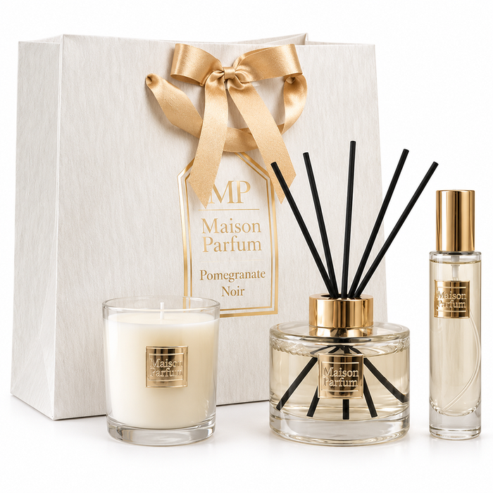 Maison Parfum Fragrance Gift Set: Pomegranate Noir - Inspired By Jo Malone - Home Fragrance - Bumbletree - Bumbletree