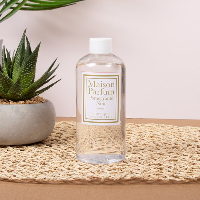 Maison Parfum Pomegranate Noir Reed Diffuser Refill 300ml - Home Fragrance - Bumbletree - Bumbletree