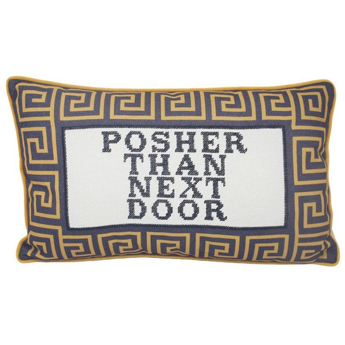 'Posher Than Next Door' Cushion - Homeware - Bumbletree - Bumbletree