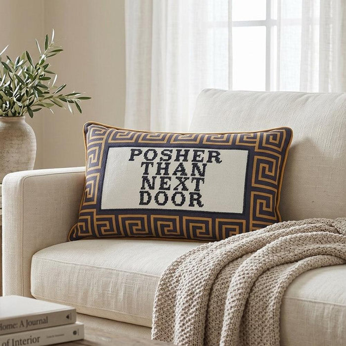 'Posher Than Next Door' Cushion - Homeware - Bumbletree - Bumbletree