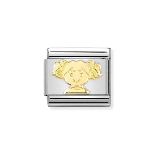 NOMINATION Classic Gold Girl Charm - Charms - Nomination - Bumbletree