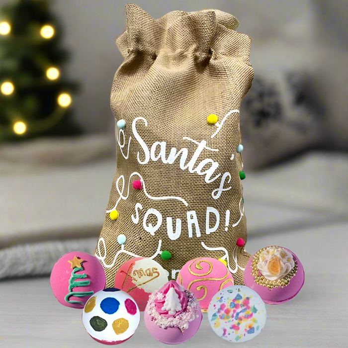Santa's Squad Santa Sack - Bath & Body - Bomb Cosmetics - Bumbletree