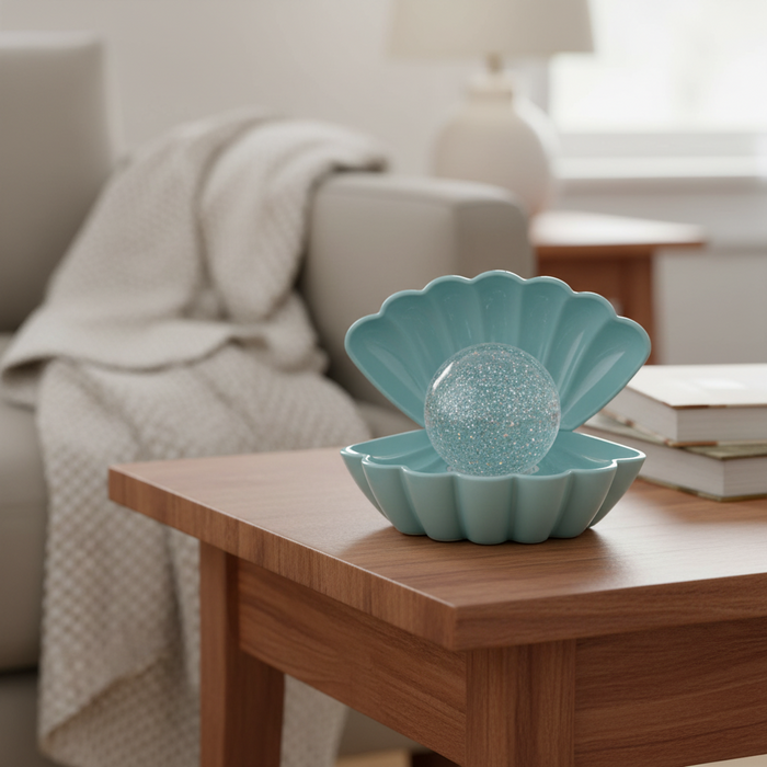 Seashell LED Colour Changing Mood Lamp - Aqua - Homeware - Bumbletree - Bumbletree