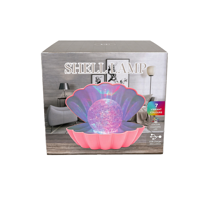 Seashell LED Colour Changing Mood Lamp - Pink - Homeware - Bumbletree - Bumbletree