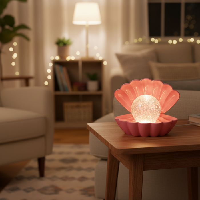 Seashell LED Colour Changing Mood Lamp - Pink - Homeware - Bumbletree - Bumbletree