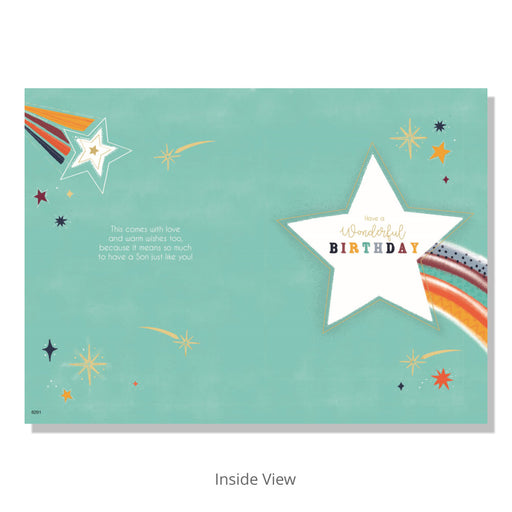 Son You're A Star Birthday Card