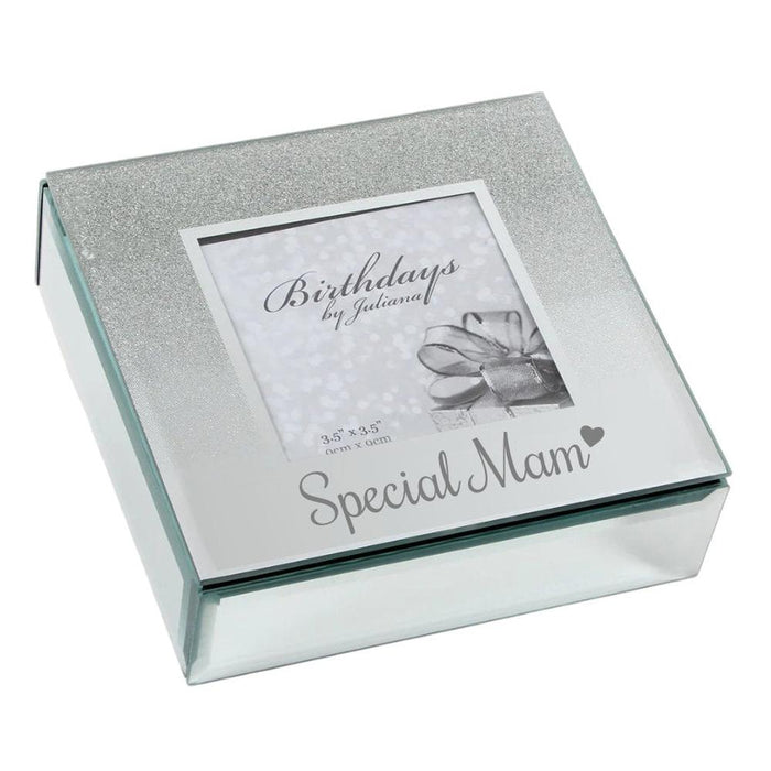 Special Mam Glitter Mirrored Trinket Jewellery Box - Gifts - Bumbletree - Bumbletree