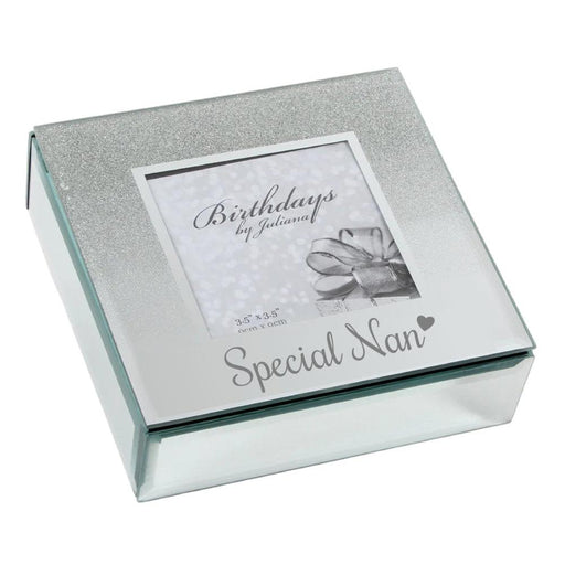 Special Nan Glitter Mirrored Trinket Jewellery Box - Gifts - Bumbletree - Bumbletree