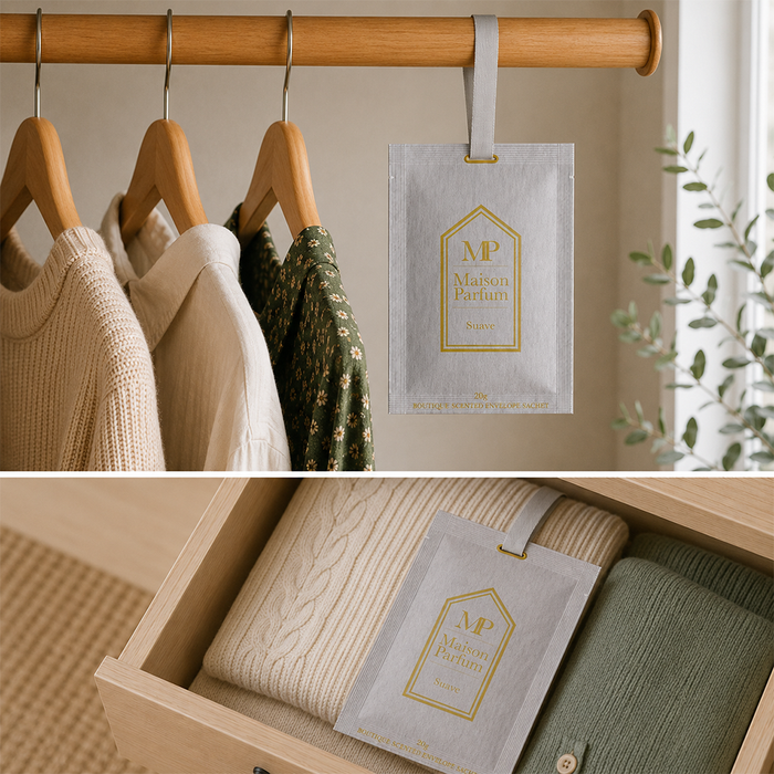 Maison Parfum Suave Scented Sachet: Set Of 3 - Inspired By Sauvage