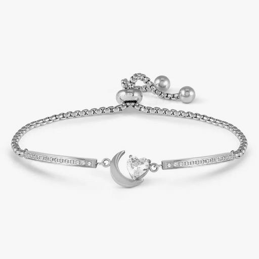 NOMINATION Milleluci Refined Silver Moon CZ Bracelet - Jewellery - Nomination - Bumbletree