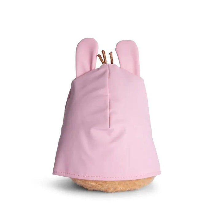 Noodoll Bunny Boots Pink Raincoat Ricespud Mini Plush Toy