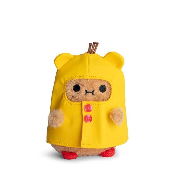 Noodoll Mouse Boots - Yellow Raincoat Ricespud Mini Plush Toy