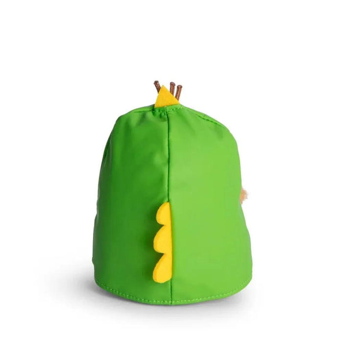 Noodoll Dino Boots Green Raincoat Ricespud Mini Plush Toy