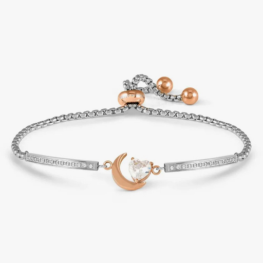 NOMINATION Milleluci Refined Rose Gold Moon CZ Bracelet - Jewellery - Nomination - Bumbletree