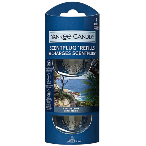 Yankee Candle Bayside Cedar Plug In Refills Twin Pack - Home Fragrance - Yankee Candle - Bumbletree
