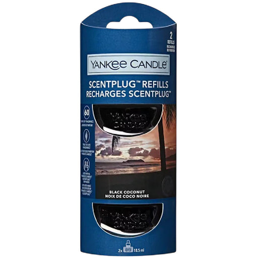 Yankee Candle Black Coconut Plug In Refills Twin Pack - Home Fragrance - Yankee Candle - Bumbletree