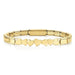 NOMINATION Trendsetter Yellow Gold Hearts Smarty Bracelet - Bumbletree Ltd