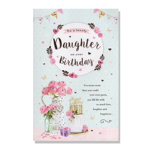 Lovely Daughter Birthday Card - Bumbletree Ltd