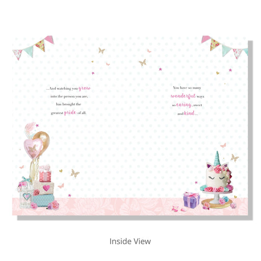 Special Granddaughter Birthday Card - Bumbletree Ltd