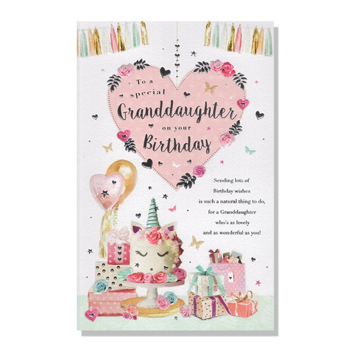 Special Granddaughter Birthday Card - Bumbletree Ltd