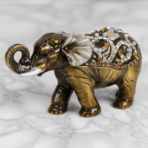 TRINKET FIGURINE ELEPHANT - Bumbletree Ltd