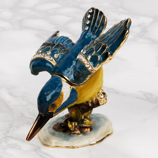 TRINKET FIGURINE KINGFISHER - Bumbletree Ltd