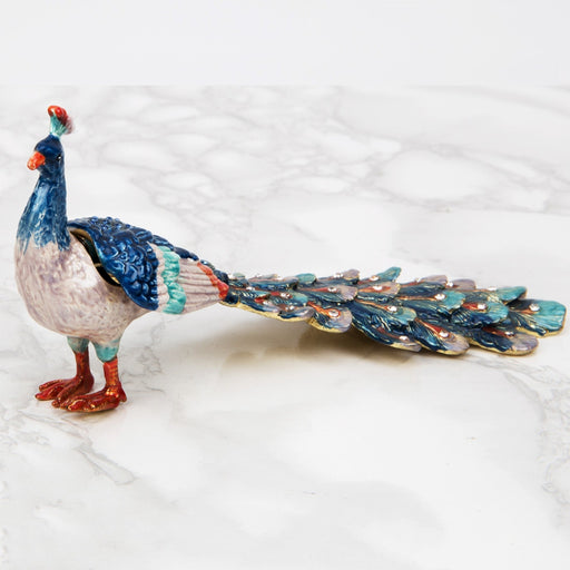 TRINKET FIGURINE PEACOCK - Bumbletree Ltd