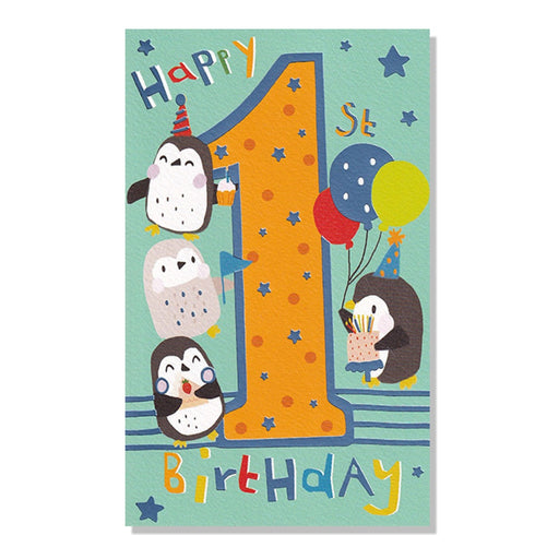 1st Birthday card - Bumbletree Ltd