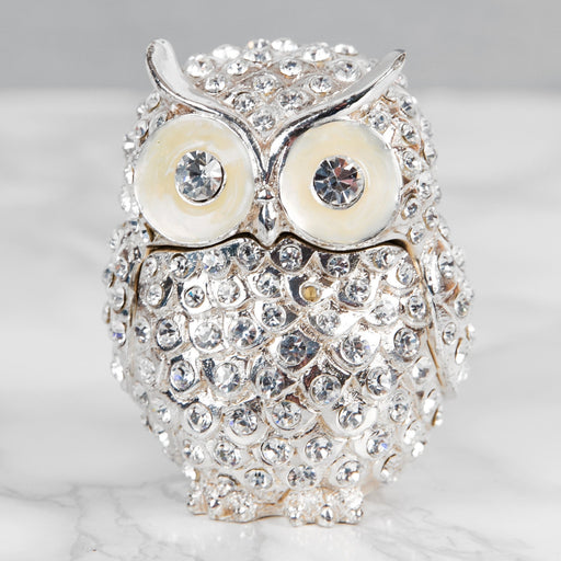CRYSTAL OWL TRINKET - Bumbletree Ltd