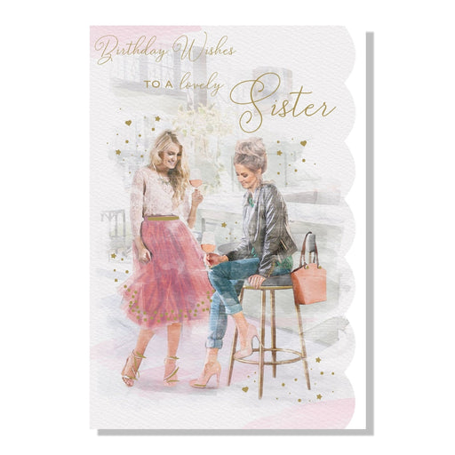 Sister Birthday Wishes Card - Bumbletree Ltd