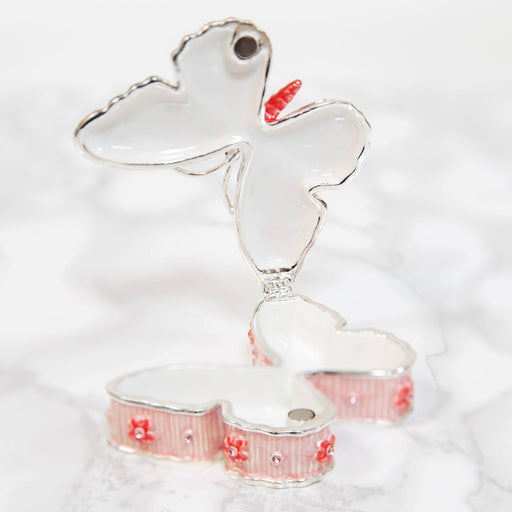 TRINKET FIGURINE - PINK BUTTERFLY - Bumbletree Ltd
