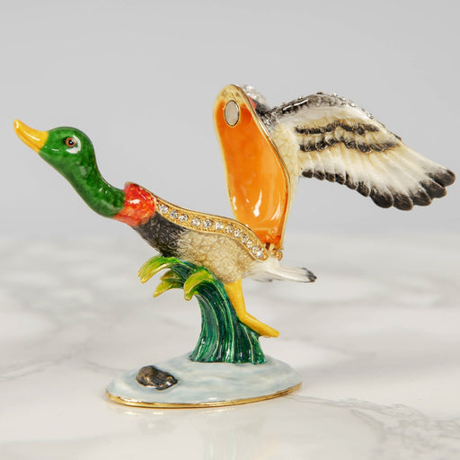 TRINKET FIGURINE - FLYING MALLARD DUCK - Bumbletree Ltd