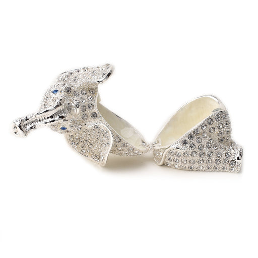 TRINKET FIGURINE - CRYSTAL ELEPHANT - Bumbletree Ltd