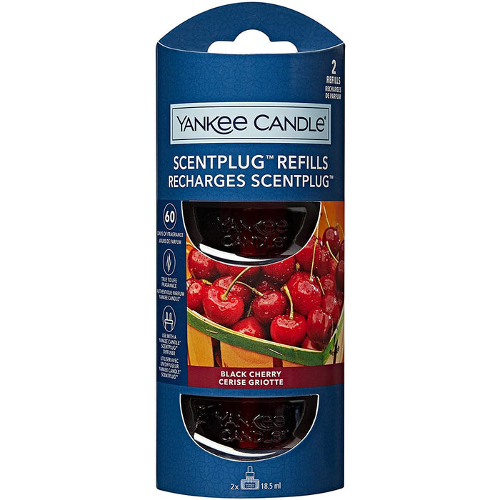 Yankee Candle Black Cherry Plug In Refills - Bumbletree Ltd