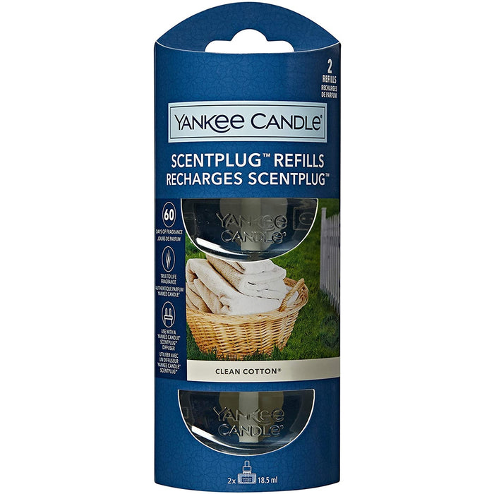 Yankee Candle Clean Cotton Plug In Refills - Bumbletree Ltd
