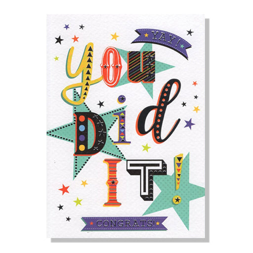 You Did It! Card - Bumbletree Ltd