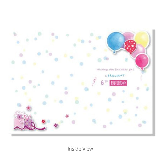 6th Birthday Card - Bumbletree Ltd