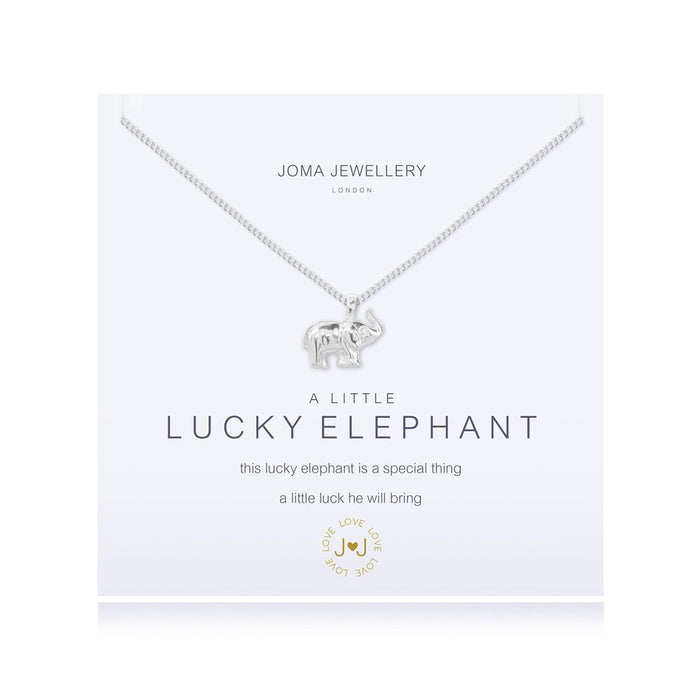 A LITTLE LUCKY ELEPHANT NECKLACE - Bumbletree Ltd