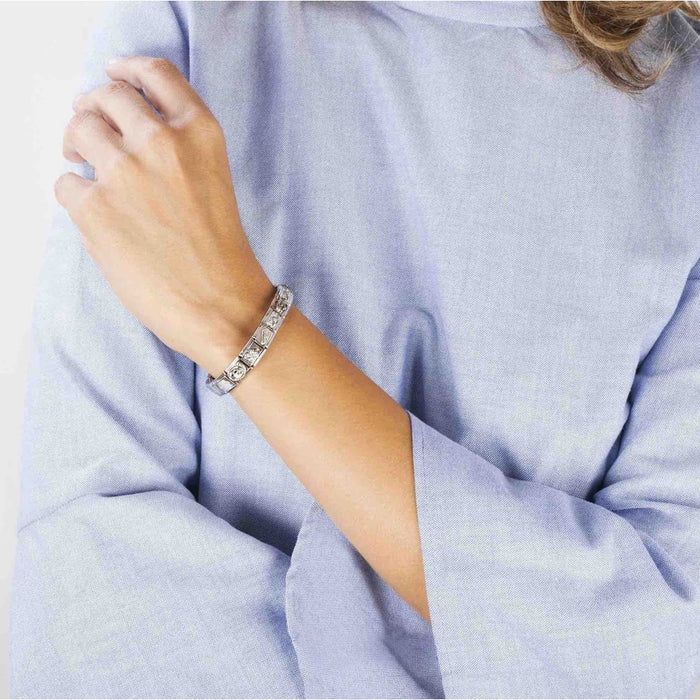 NOMINATION Classic Silver Blue CZ Heart Charm– Bumbletree